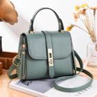 Flap Twist Lock Satchel