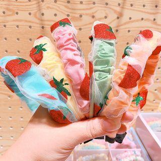 Fruit Print Chiffon Headband