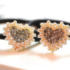 Embellished Heart Hair Tie