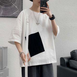 Contrast Applique T-shirt