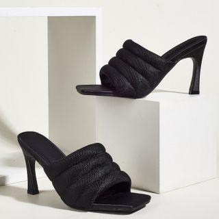 Spool-heel Mules