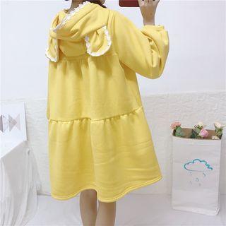 Rabbit Ear A-line Hoodie Dress