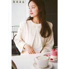 Round-neck Button-down Cotton Jacket