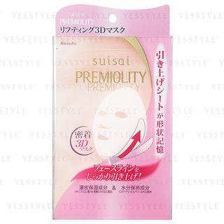 Kanebo - Suisai Premiolity Lift Moisture 3d Mask 4 Pcs