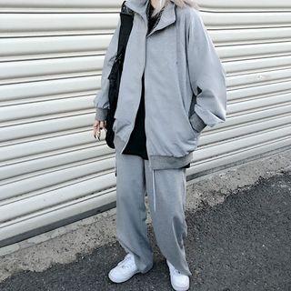 Wide-leg Pants / Zip-up Jacket