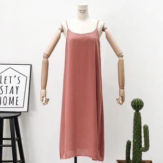 Sleeveless Ruched A-line Dress