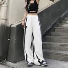 Two Tone Wide Leg Sweatpants