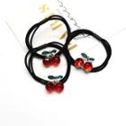 Faux Crystal Cherry Hair Tie Cherry - One Size