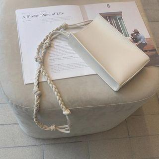 Braided Strap Crossbody Bag