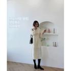 Round-neck Balloon-sleeve Fluffy Dress