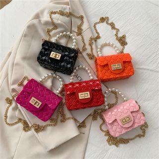 Faux Pearl Mini Chain Bag