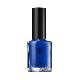 Missha - Self Nail Salon Color Look - 5 Colors #bl09 Capri Blue