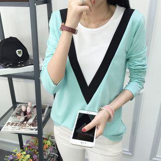 Chevron Long-sleeve T-shirt