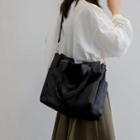 Tote Bag With Shoulder Strap Black - One Size