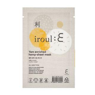 E Nature - Iroul E Yam Enriched Hemp Sheet Mask 1pc 35g