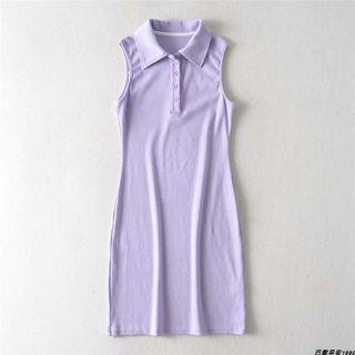 Sleeveless Polo Dress