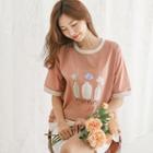 Morning Flower-illustrated Top