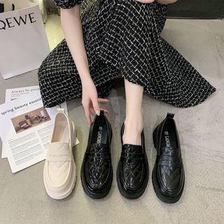 Quilted Penny Loafers