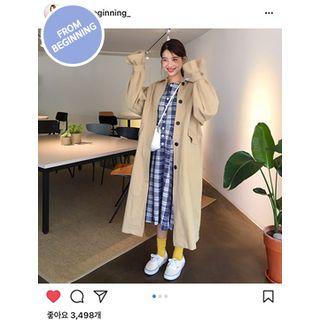 Loose-fit Long Trench Coat