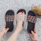 Tweed Sandals