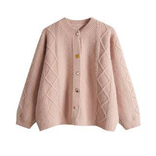 Button Detail Knit Cardigan