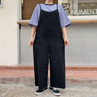 Spaghetti-strap Wide Jumpsuit