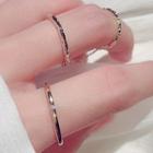 Chained Alloy Double Ring Gold - 17