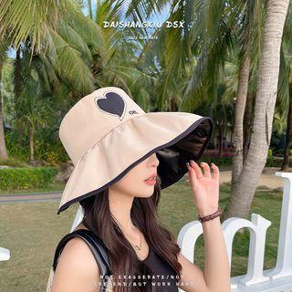 Heart Print Hat