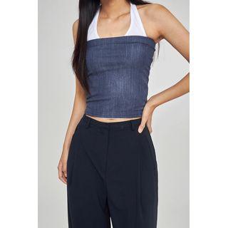 Slim-fit Textured Tube Top