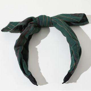 Bow Headband Green - One Size