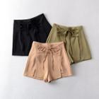 Slit High Waist Shorts