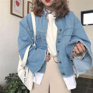 Wide-sleeve Denim Jacket