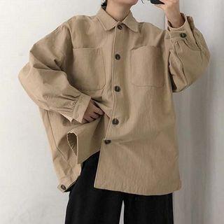 Pocket Detail Loose-fit Shirt