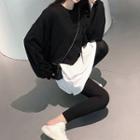 Set: Mock Two-piece Sweatshirt + Leggings