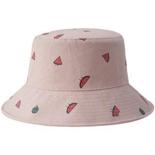 Watermelon Print Bucket Hat