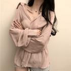 Long-sleeve Shirt Pink - One Size