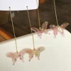 Acrylic Butterfly Threader Earring