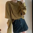 Detachable Sleeves T-shirt
