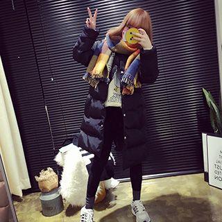 Snap Button Padded Coat