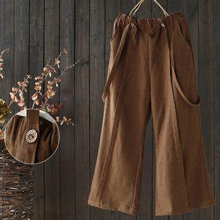 Suspender Wide-leg Pants