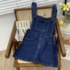 High-waist Washed Mini Dress