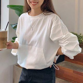 Crew-neck Pullover White - One Size