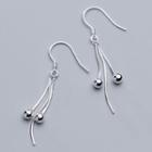 925 Sterling Silver Fringed Earring 1 Pair - S925 Silver - One Size