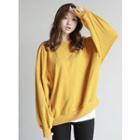 Balloon-sleeve Loose-fit Sweatshirt