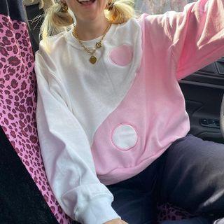 Long-sleeve Tai Chi Print Sweatshirt
