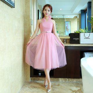 Halter Bridesmaid Dress