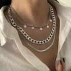 Set: Star Necklace + Chain Necklace