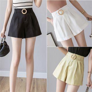 Hoop Accent Wide Leg Shorts