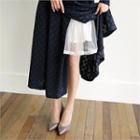 Band-waist Puff Inner Skirt