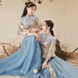 A-line Chinese Bridesmaid Dress (various Designs)